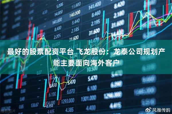 最好的股票配资平台 飞龙股份：龙泰公司规划产能主要面向海外客户